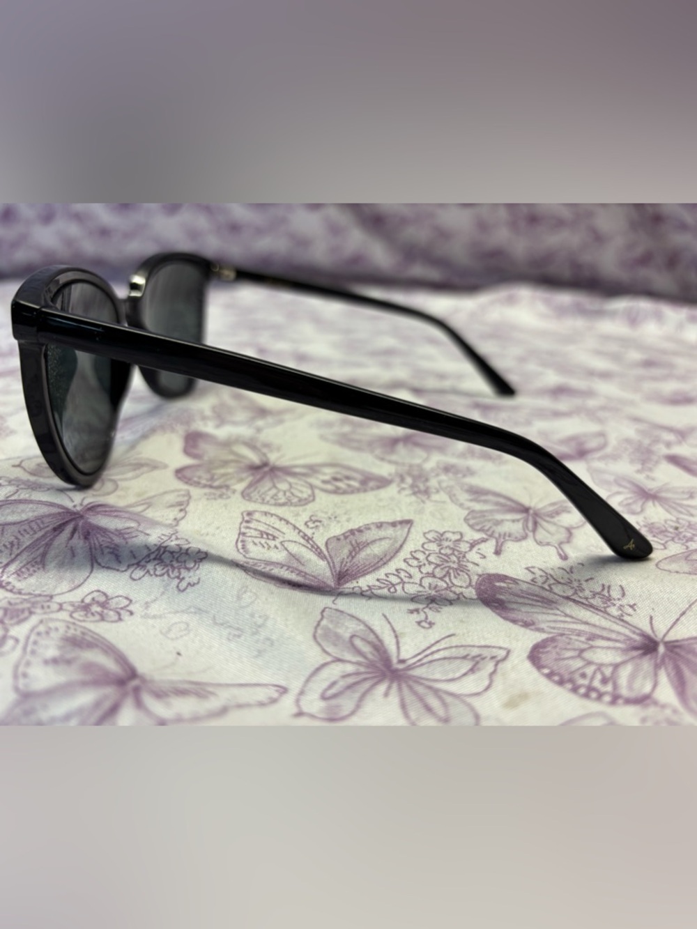 🌀Edgy Chic Classic Black Round Cat-Eye Sunglasses - Picture 3 of 6